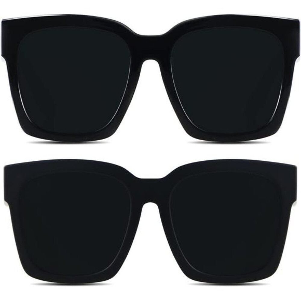 Oversized Sunglasses for Women Big Square Retro UV Protection Fashion Shades
